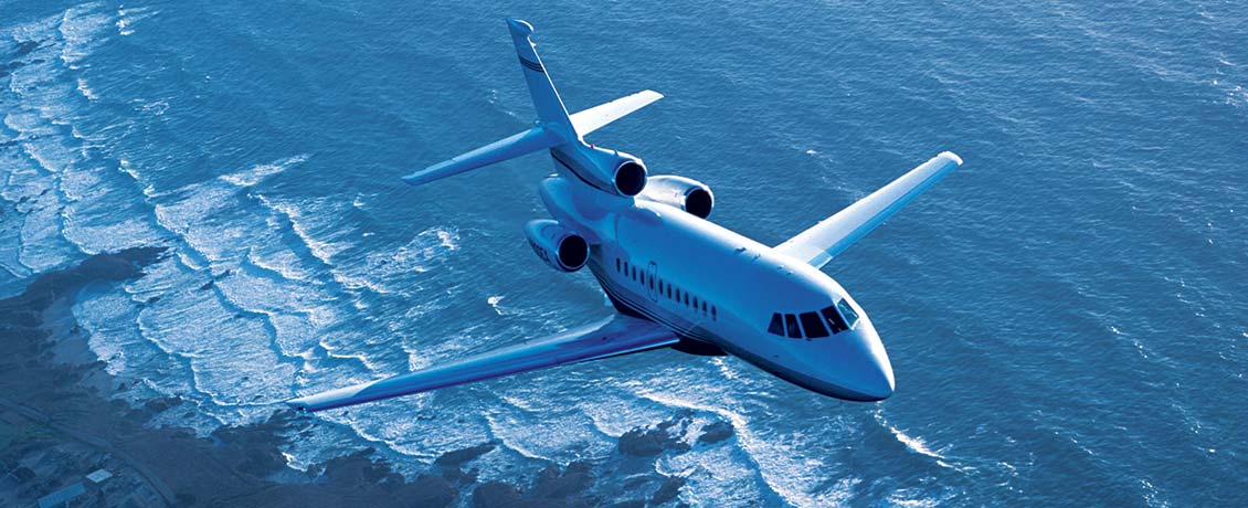 Dassault Falcon 900EX cabin for Kentucky charter