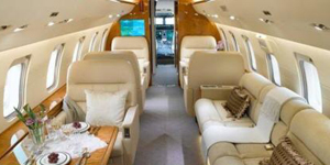 Bombardier Challenger 605 view for Kentucky charter