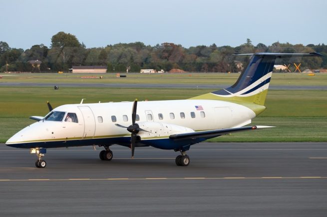 Embraer EMB-120 Brasilia cargo aircraft for Kentucky charter