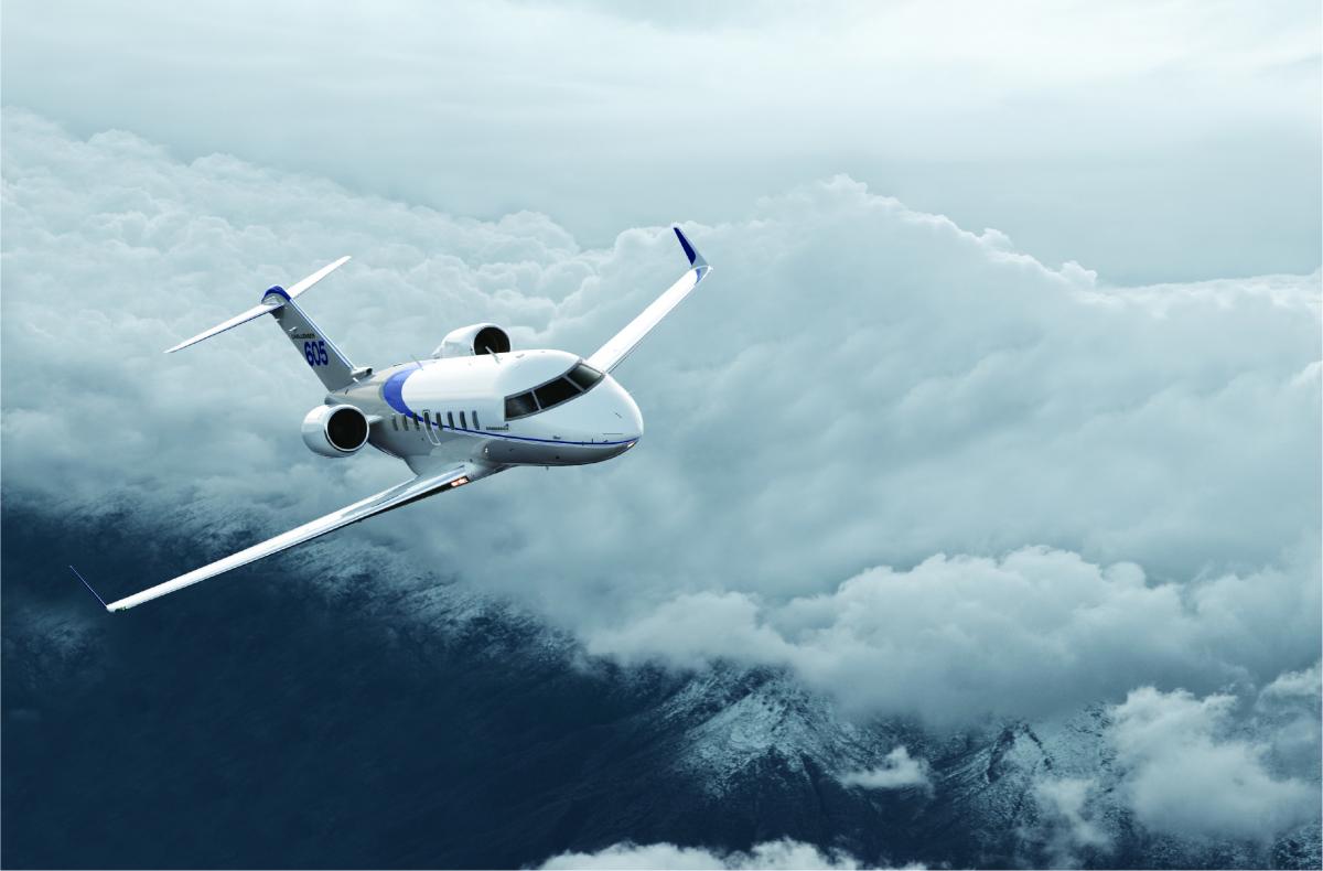 Bombardier Challenger 605 cabin for Kentucky charter