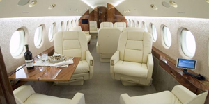 Dassault Falcon 900 view for Kentucky charter