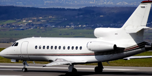 Dassault Falcon 900 view for Kentucky charter